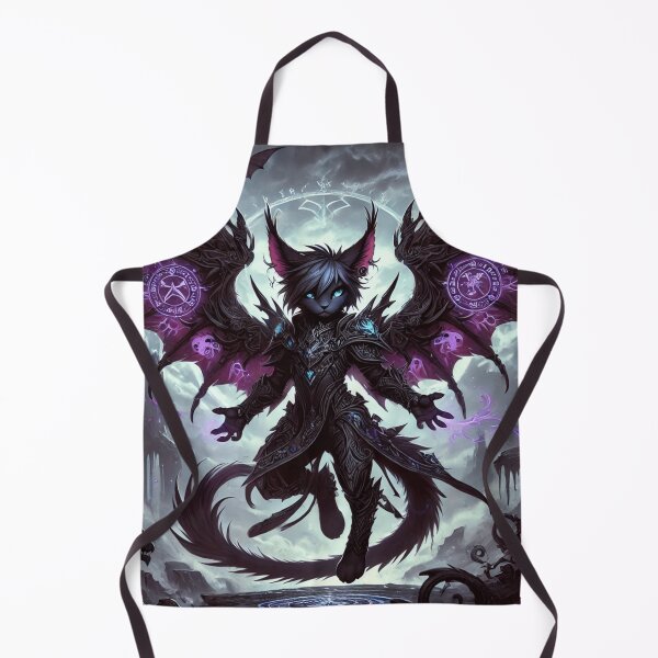Item preview, Dark Enchanter Cat with Purple Wings designed and sold by TeslaSt0re.
