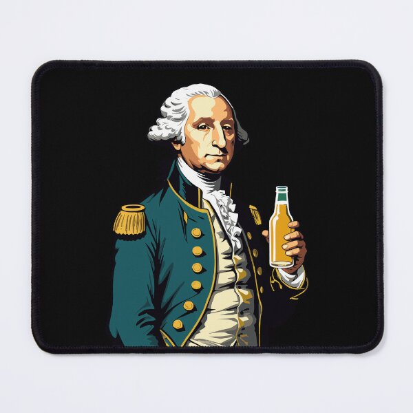 Item preview, Boozing George Washington 4th Of July Fun designed and sold by LuminOrb.