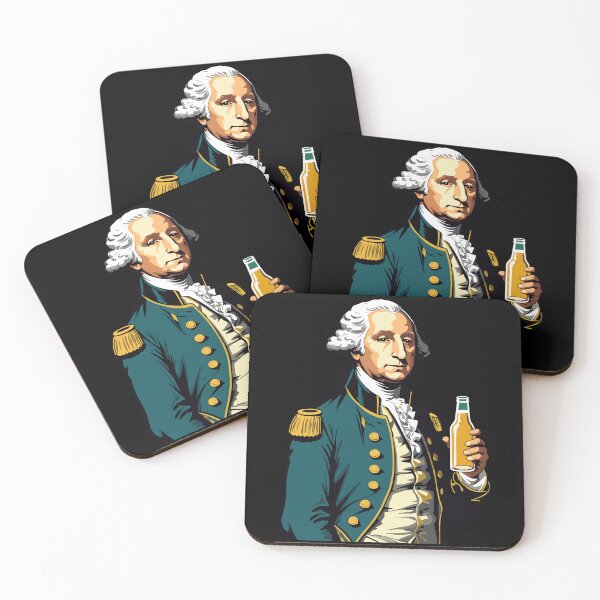 Item preview, Boozing George Washington 4th Of July Fun designed and sold by LuminOrb.
