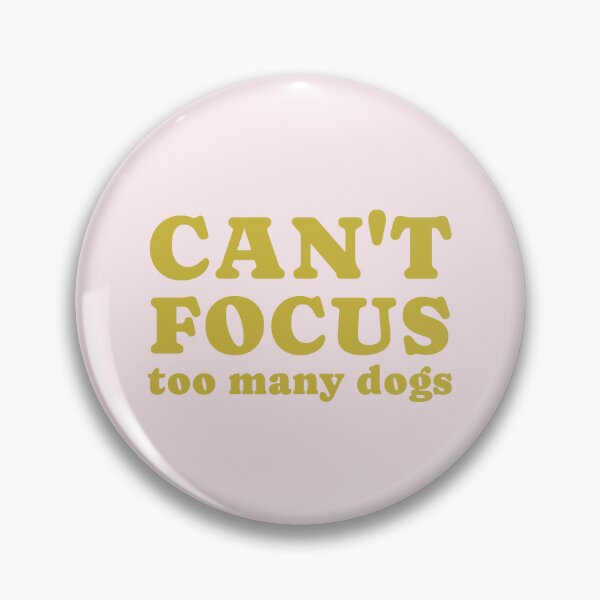 Item preview, dog distraction, can't focus  too many dogs designed and sold by merialnam.