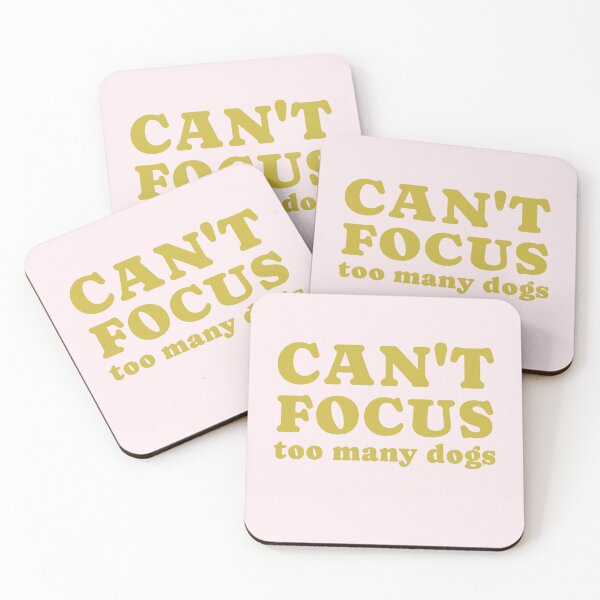 Item preview, dog distraction, can't focus  too many dogs designed and sold by merialnam.