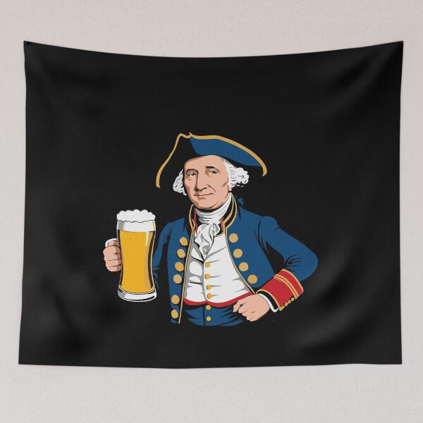 Item preview, Boozing George Washington With Beer Mug designed and sold by LuminOrb.