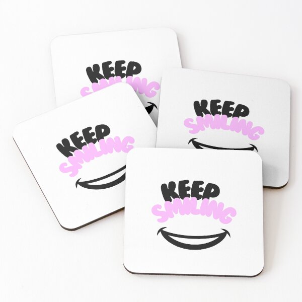 Item preview, Keep Smiling Motivational Art Print designed and sold by DesignAnother.