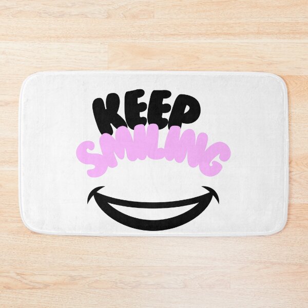 Item preview, Keep Smiling Motivational Art Print designed and sold by DesignAnother.