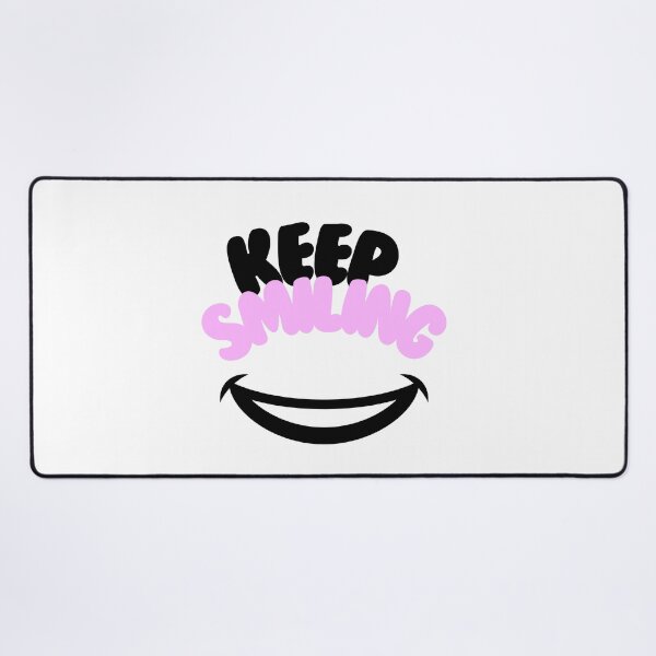 Item preview, Keep Smiling Motivational Art Print designed and sold by DesignAnother.