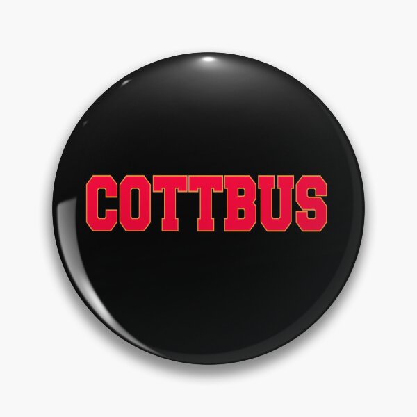 Item preview, Cottbus lettering red yellow designed and sold by Ecmoprints.