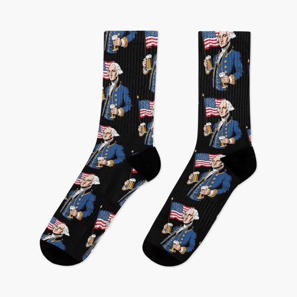 Artikelvorschau, Funny George Washington Mit Bierkrug 4th Of July entworfen und verkauft von LuminOrb.