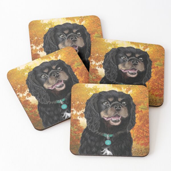 Item preview, Cavoodle in Autumn designed and sold by charactergirl.