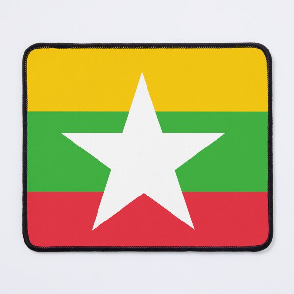 Item preview, Burmese national flag a country in Asia designed and sold by Peter Etchells.