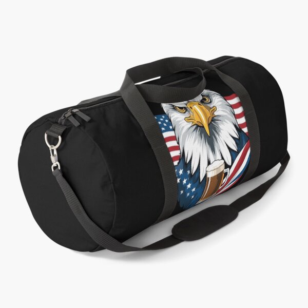 Item preview, Patriotic Bald Eagle With Beer Mug Celebrate designed and sold by LuminOrb.