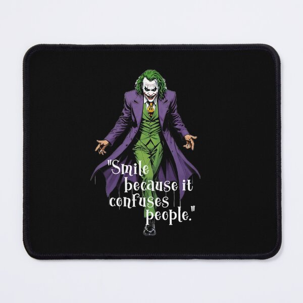 Item preview, Joker Quote - "Smile because it confuses people.." designed and sold by InnovyaDesigns.