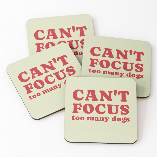 Item preview, dog distraction, can't focus  too many dogs designed and sold by merialnam.