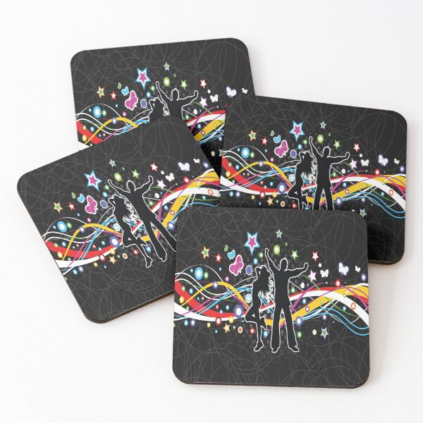 Item preview, silhouettes of people dancing designed and sold by wafa80.