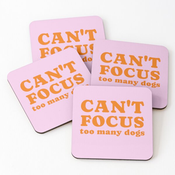 Item preview, dog distraction, can't focus  too many dogs designed and sold by merialnam.