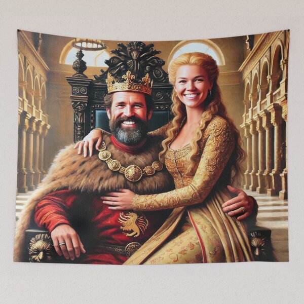 Item preview, Funny Royal Portrait Model 020, King and his Queen designed and sold by Devaland13.