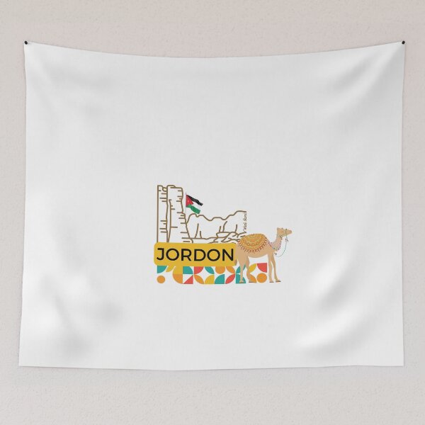 Item preview, Jordan Adventure: Wadi Rum & Mosaic Magic Vintage Travel designed and sold by Dikshant Goyal.