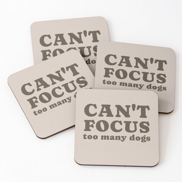 Item preview, dog distraction, can't focus  too many dogs designed and sold by merialnam.