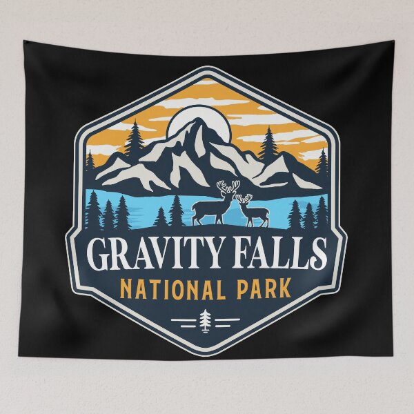 Item preview, Gravity Falls National Park designed and sold by graphic-map.