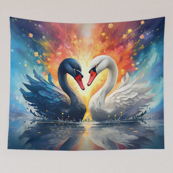 Item preview, Black and White Swan designed and sold by rainsdesigns.