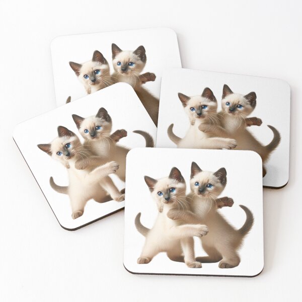 Item preview, Siamese Kittens Playing  designed and sold by CardsStudio.