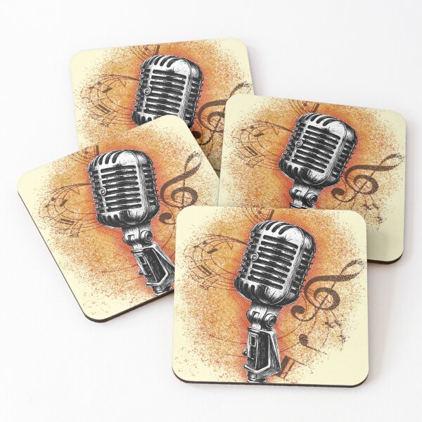 Item preview, Retro microphone  designed and sold by Petersnook.