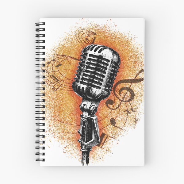 Item preview, Retro microphone  designed and sold by Petersnook.