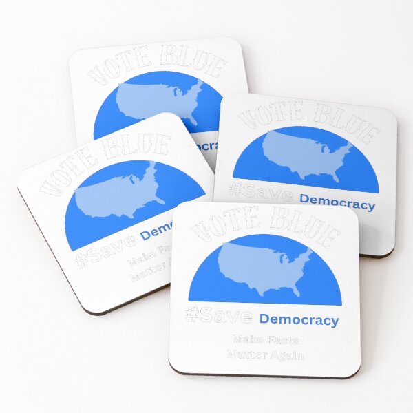 Item preview, Vote Blue Save Democracy  designed and sold by ZackArt09.
