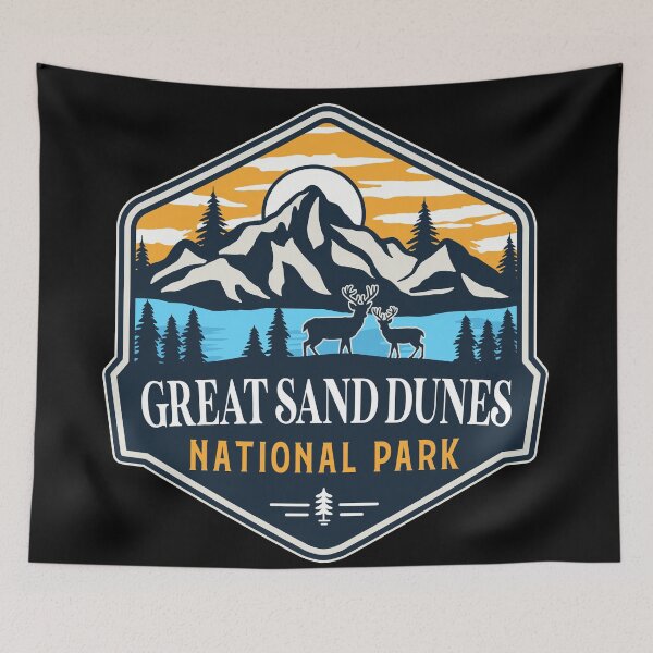 Item preview, Great Sand Dunes National Park designed and sold by graphic-map.