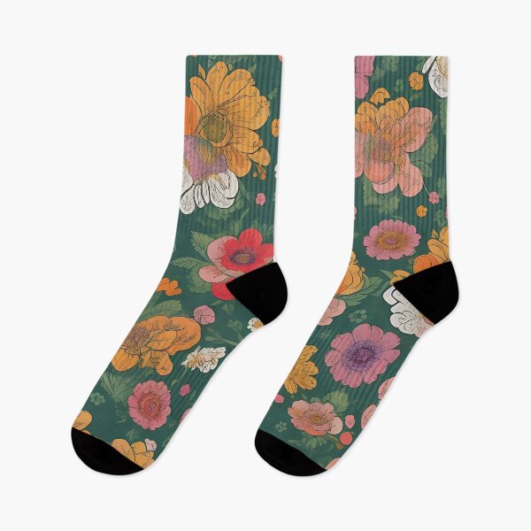 Item preview, Retro Flower Field - Vintage Girl Aesthetic designed and sold by MadnessEnvelope.