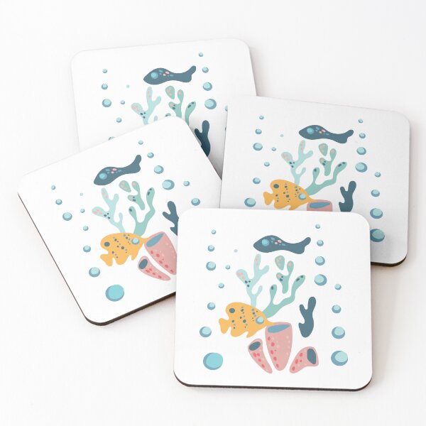 Item preview, Coral and tropical fish. Underwater life designed and sold by Deepness2023.