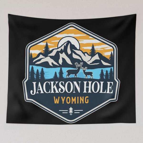 Item preview, Jackson Hole Wyoming designed and sold by graphic-map.