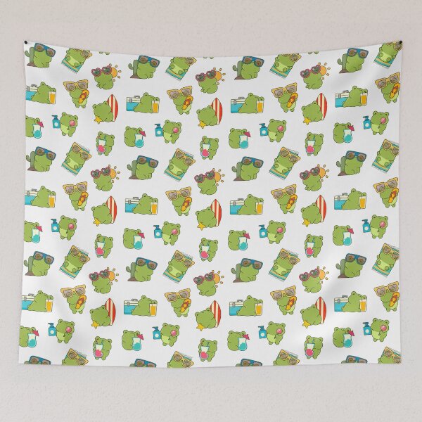 Item preview, Cartoon Beach Frog Pack designed and sold by OlyaLitvinova.