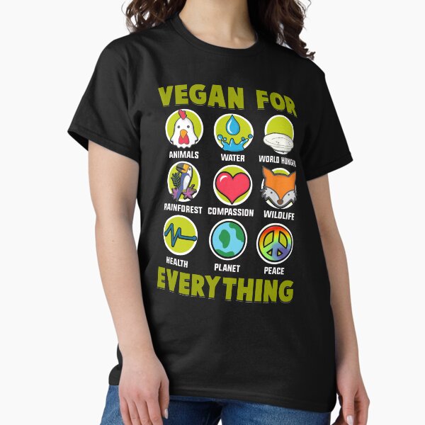 Item preview, Vegan Gift Idea. Vegan For Animals, Water, World Hunger. designed and sold by KsuAnn.