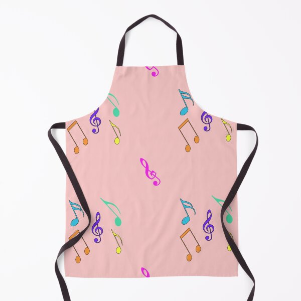 Item preview, Delightful Melody Vibrant Musical Notes on a Rosy Canvas designed and sold by youme63.