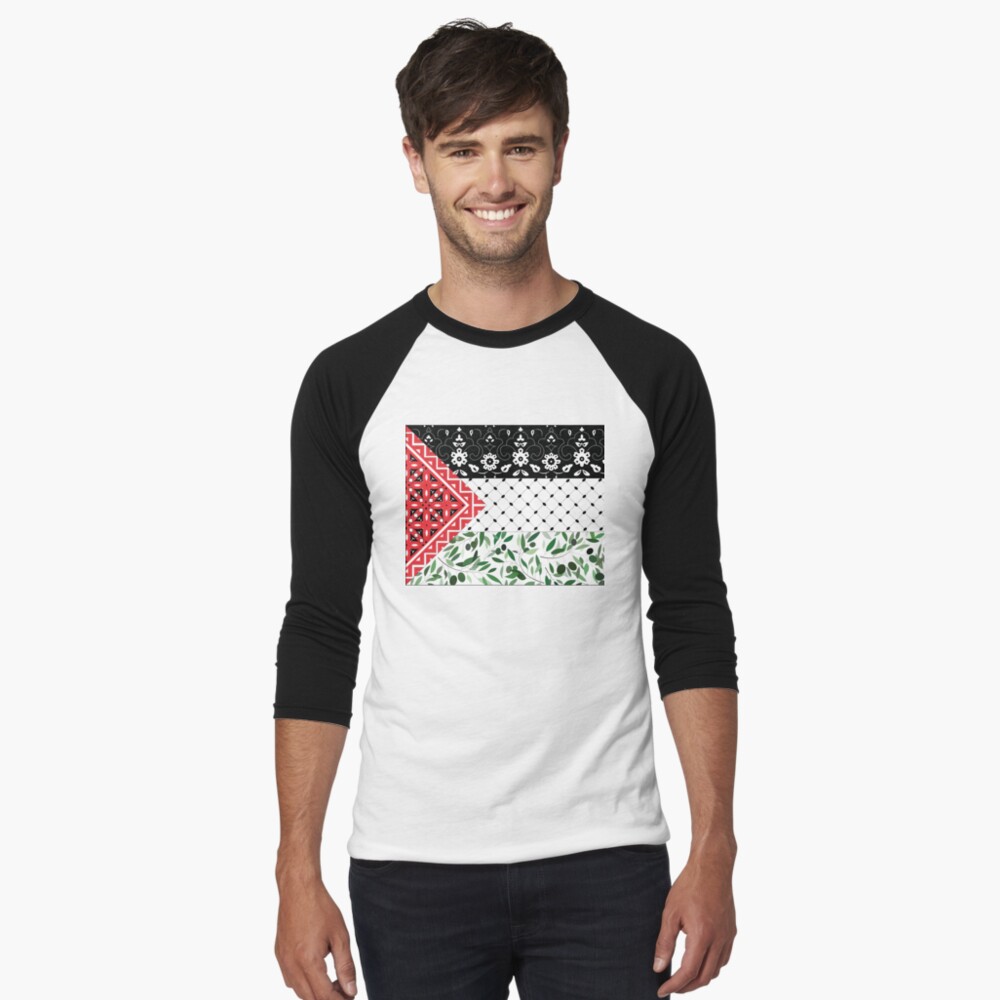 Item preview, Baseball ¾ Sleeve T-Shirt designed and sold by Akikoart7.