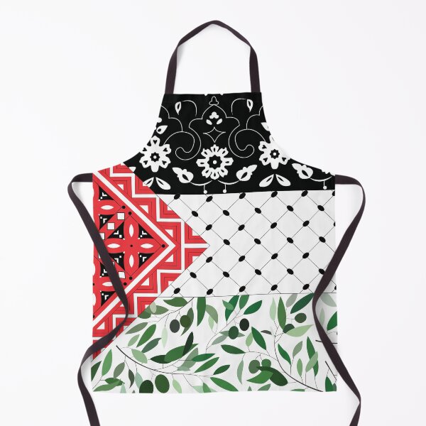 Item preview, Palestinian Flag with Patterns of Olives and Keffiyeh designed and sold by Akikoart7.