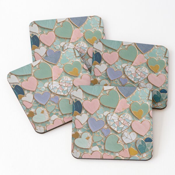 Item preview, Pastel Love Mosaic designed and sold by Lizetteh.