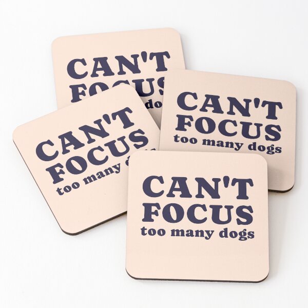 Item preview, dog distraction, can't focus  too many dogs designed and sold by merialnam.