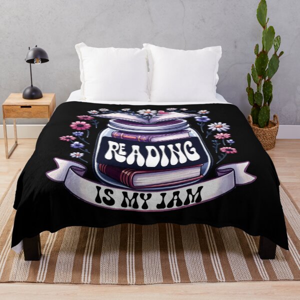 Item preview, Reading Romantasy - girly reader book lover floral gift for bookish girl girlie bookworm pink and purple flowers library designed and sold by Fantasy Cache.