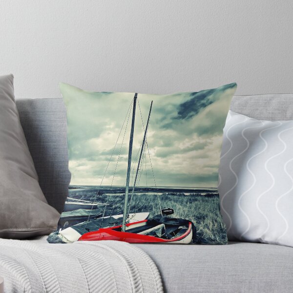 Item preview, The Red Boat on Stiffkey Marsh designed and sold by MorstonPhoto.