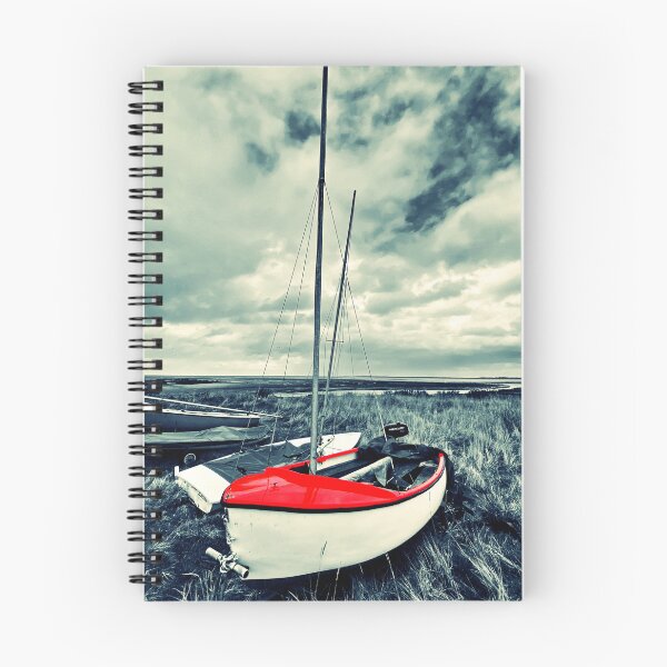 Item preview, The Red Boat on Stiffkey Marsh designed and sold by MorstonPhoto.