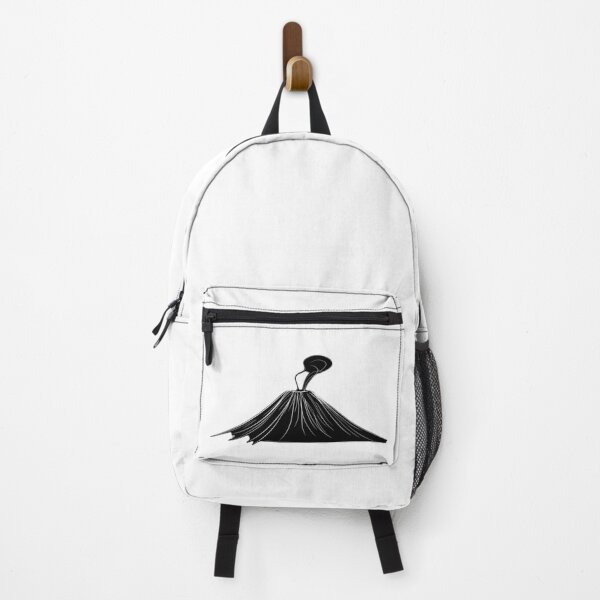Item preview, Minimalist Monochrome Volcano Illustration designed and sold by MerchMasterPL.