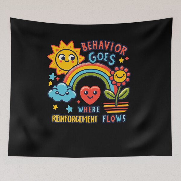 Item preview, Behavior Goes Where Reinforcement Flows Retro ABA designed and sold by Dressed For  Duty.