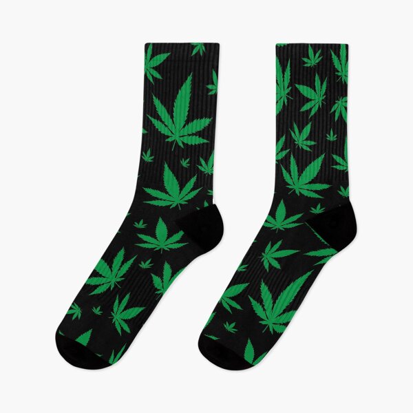 Item preview, Green Cannabis Leaves with Black Backround designed and sold by Swen Brandy.