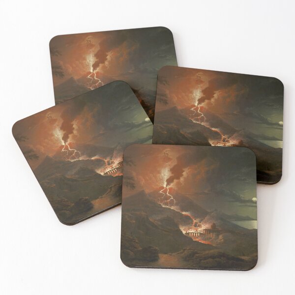 Item preview, Eruption of Vesuvius with Destruction of a Roman City - Sebastian Pether 1824 designed and sold by Onodera.