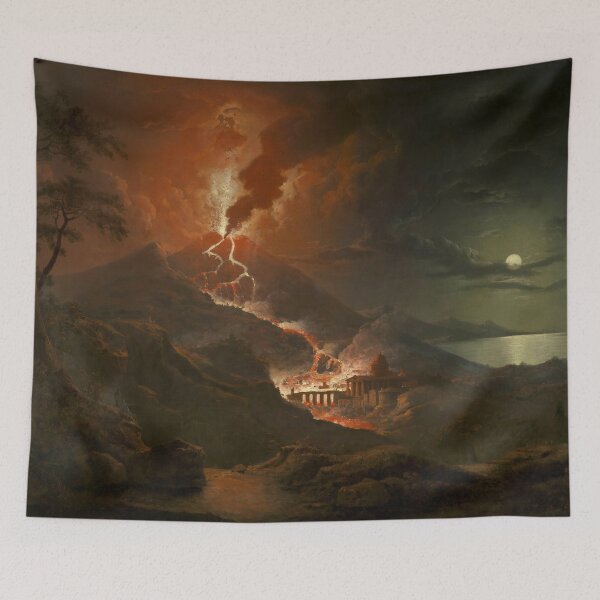 Item preview, Eruption of Vesuvius with Destruction of a Roman City - Sebastian Pether 1824 designed and sold by Onodera.
