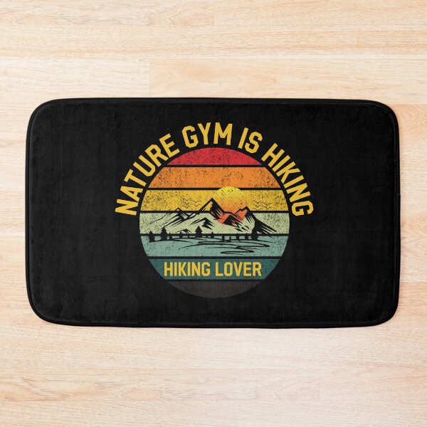 Item preview, Nature's GYM Is Hiking - Exclusive Hiking Lover T-Shirts for Outdoor Enthusiasts designed and sold by Techflare.
