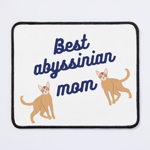 Item preview, Best Abyssinian Mom Cat Lover Funny Quote Gift Idea designed and sold by M-and-W.