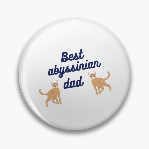 Item preview, Best Abyssinian Dad Funny Cat Lover Quote Gift Idea designed and sold by M-and-W.