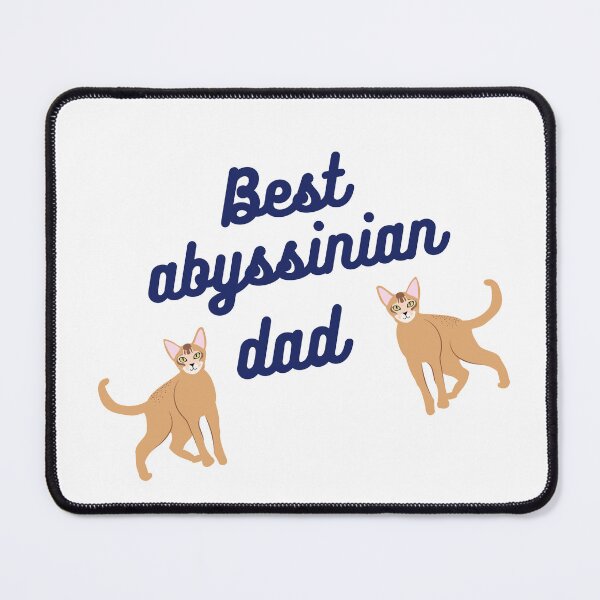 Item preview, Best Abyssinian Dad Funny Cat Lover Quote Gift Idea designed and sold by M-and-W.